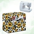 thumbnail image 3 of SEANATIVE Sunflowe Sewing Machine Cover with Pockets Cow Print Sewing Accessories Organizer Aesthetic Universal for Most Standard Sewing Machines Home Decoration, 3 of 7