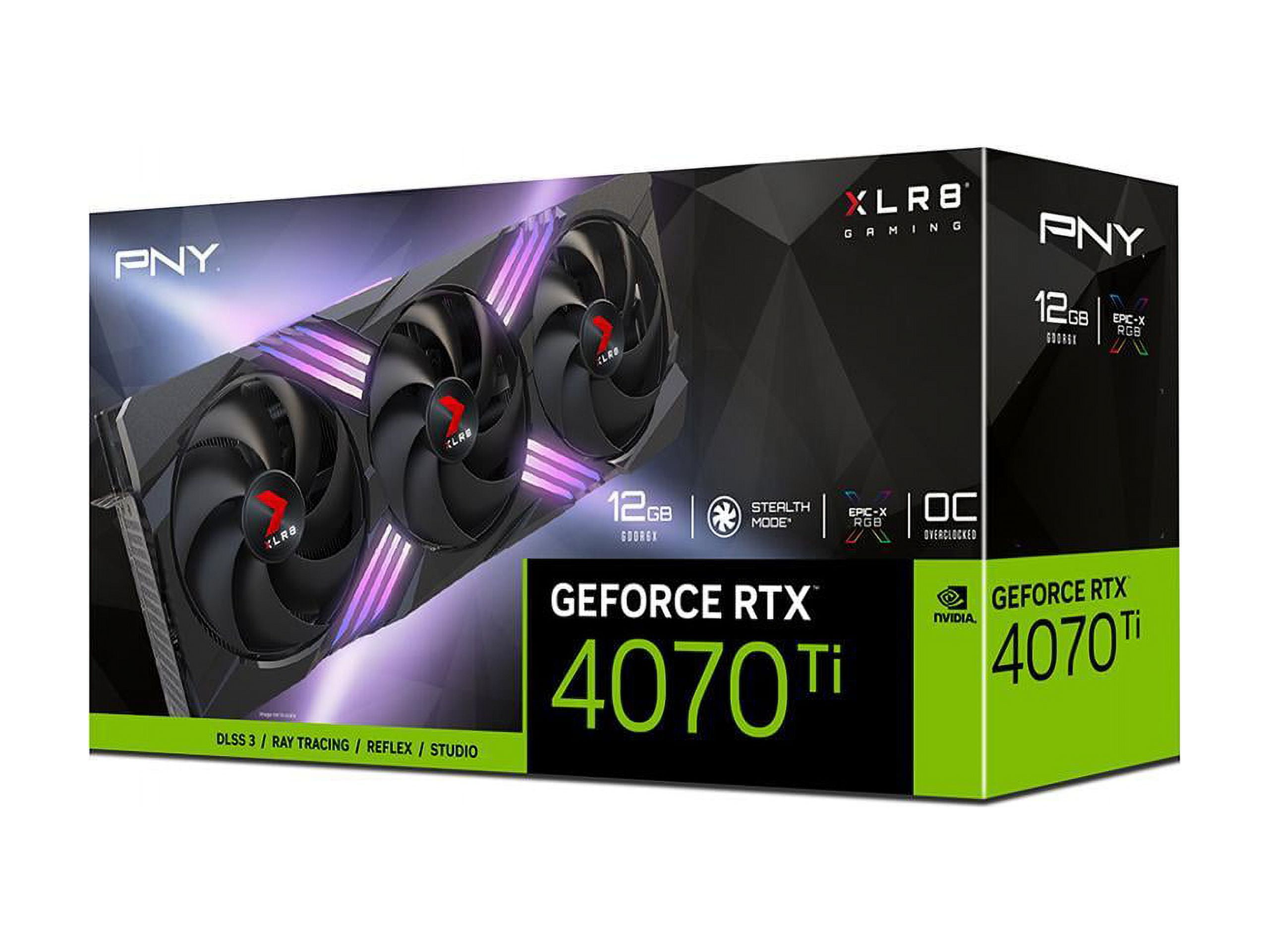 PNY GeForce RTX 4070 Ti 12GB XLR8 Gaming VERTO EPIC-X RGB OC