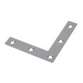 thumbnail image 4 of Angle Plate Corner Brace Flat L Shape Repair Bracket 80mm x 80mm, 4 of 5