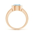 thumbnail image 2 of Angara Natural 2.3 Ct. Aquamarine Solitaire Ring in 14K Rose Gold for Women (Ring Size: 3), 2 of 8