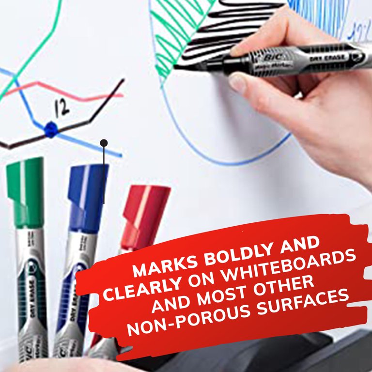 Dry Erase Markers with Bullet Tip, 12 Count photo 5
