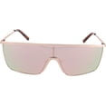thumbnail image 2 of GFDYREE Oversized Flat Top Square VINTAGE RETRO SHIELD VISOR Style Aviator SUNGLASSES, 2 of 3