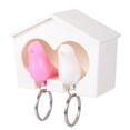 thumbnail image 4 of 1 Set Birdhouse Shape Key Ring Holder Wall Mount Keychain Holder for Home Dorm, 4 of 9