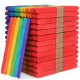 thumbnail image 1 of Bastones para manualidades WISYOK, 1000 unidades, de madera de colores, 11,5 cm, 1 of 7