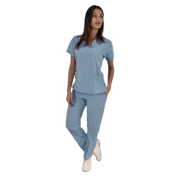 Pijama Quirúrgica Dama Soulmate Tania Azul Cielo XL