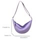 thumbnail image 3 of Bolsas De Hombro Bolso de hombro para mujer Bolso bandolera de nailon de media luna informal Hobos Girl Purse (Púrpura), 3 of 8