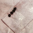thumbnail image 5 of i.Finelong Men's Pink Patterned Tuxedo Jacket with Black Shawl Collar, 5 of 6