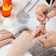 thumbnail image 5 of Bienvenido Placa De Arte De Uñas Con Tapa, Taza De Tazón De Cristal Para Arte De Uñas Líquido En Polvo Acrílico Para Herramientas De Arte De Uñas Acrílico, 5 of 5