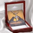 thumbnail image 6 of Thinking of You Dad Memorial Dad Memorial Cross Necklace Sympathy Loss of Father Condolence Message Card, 6 of 20