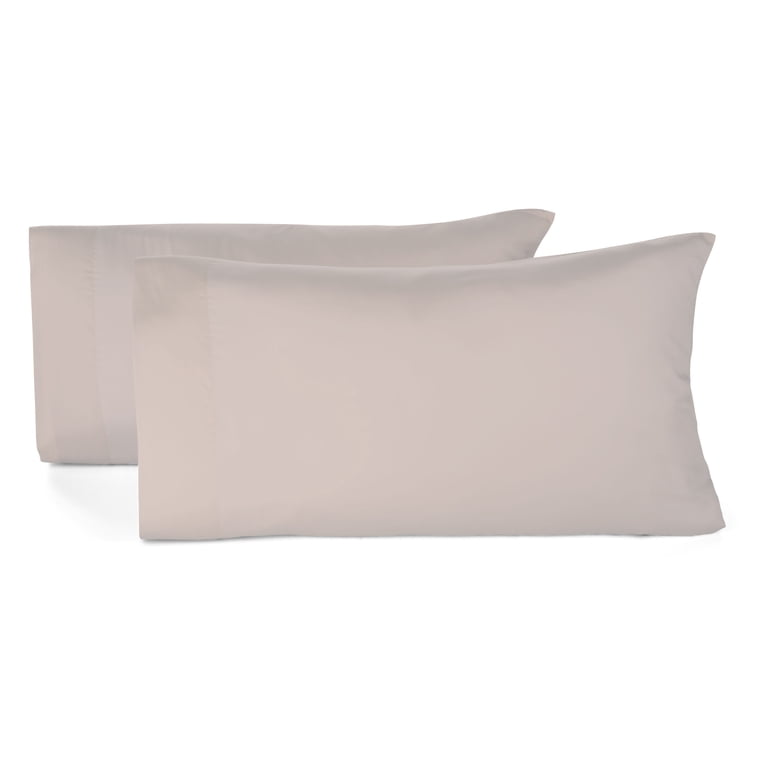 Soft & Silky Tencel Pillowcase Set, Standard/Queen, Cream, 2-Piece photo 4