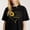 Black-2, variant on Sunflower Being an Aunt Makes My Life Complete Printing T Shirt Tee