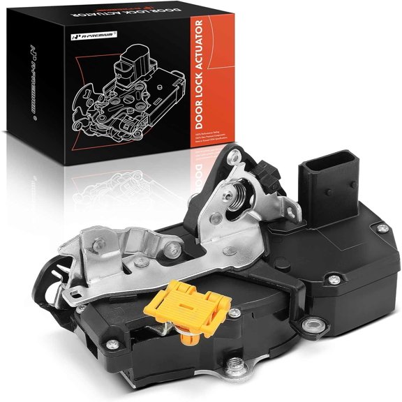 A-Premium Door Latch Lock Actuator Compatible with Saturn Vehicles - Ion 2003-2007, Vue 2002-2005, Sport Utility, Sedan - Front Left Driver Side, Replace# 15814066, 15900267
