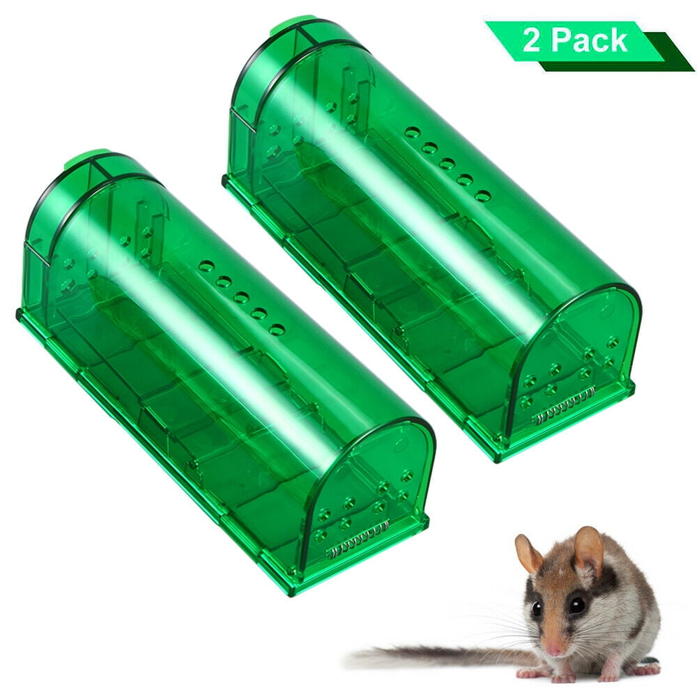Jinyi 2 Pack Smart Mouse/Mole Trap Capture Humane , Live Catch and
