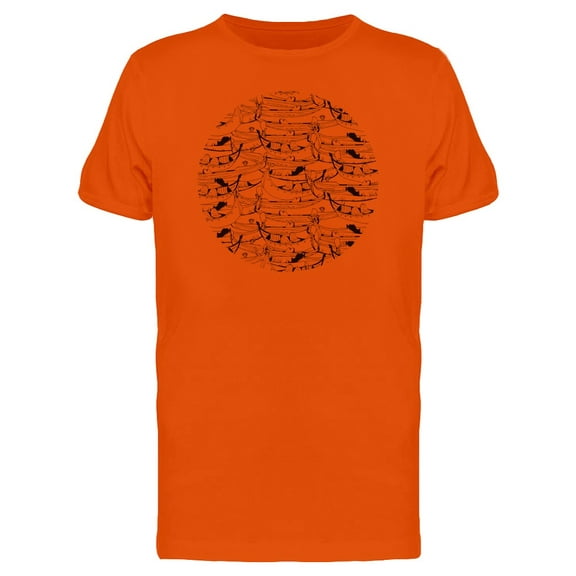 Gondola Collage Round Frame Tee Men's -Image by Shutterstock