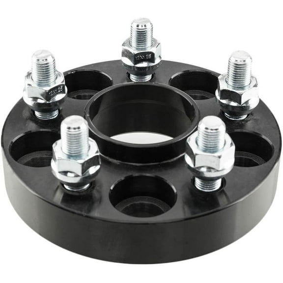 5X120 Hubcentric Wheel Spacers 1" Inch Compatible with Chevy Buick Cadillac Cars 14x1.5 Grade 12.9 Studs