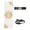 White mat with flowers, variant on Zeronic Yoga Mat Premium Printing Non Slip Exercise & Fitness Mat for All Types of Yoga, Pilates & Floor Workouts (72" x 24" x 6mm Thick)