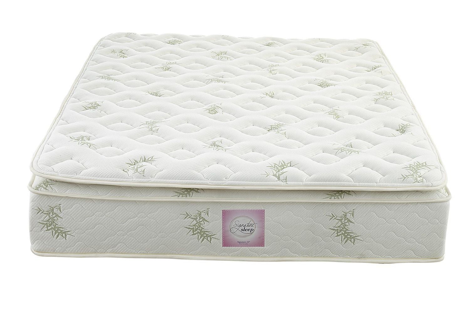 Matelas à plateau-coussin de 13 po à ressorts ensachés individuellement Signature avec mousse certifiée CertiPUR-US®