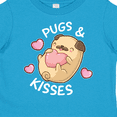 thumbnail image 4 of Inktastic Valentines Day Pugs and Kisses with Pink Hearts Boys or Girls Toddler T-Shirt, 4 of 5