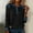 Black, variant on Women Shirts Casual Turtleneck Long Sleeve Ladies Tops Comfort Loose Fit Solid Color Basic Tshirts Womens Blouses