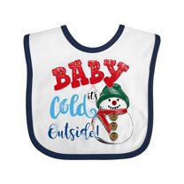 Inktastic Baby It's Cold Outside Boys or Girls Baby Bib