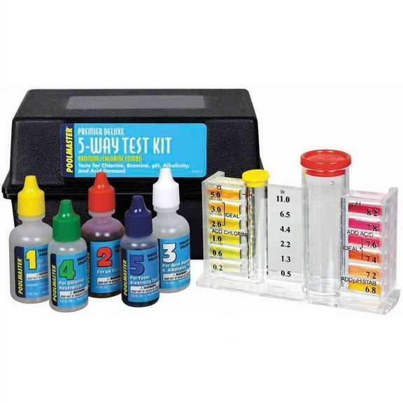 Poolmaster Premier 5-Way Test Kit with Case