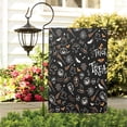 thumbnail image 3 of Halloween Trick or Treat Spooky Icons Fall Garden Flags 12.5"x18" Double Side,Small Yard Flags for Outside,Outdoor Fall Decor,Autumn Funny Garden Flag Yard Decoration, 3 of 4
