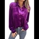 thumbnail image 1 of Camisetas Casuales de Larga con Botones de Terciopelo de Invierno para Mujer M, 1 of 8