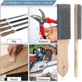 thumbnail image 3 of File Card Brush Steel Card File Brush Cleaner Remove Chip Metal Bits Cleaning 8.26 Inch Length, 2 P, 3 of 5