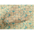 thumbnail image 4 of oneOone Cotton Poplin Fabric Diamond & Triangle Geometric Decor Fabric Printed BTY 42 Inches Wide, 4 of 4
