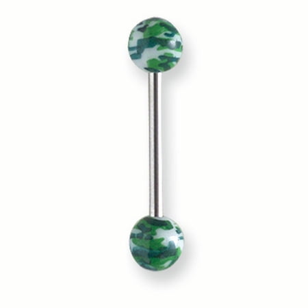 SGSS BB w Acrylic Painted Picture Balls 14G (1.6mm) 5/8 (15mm) Long 6x6