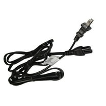HQRP AC Power Cord for Samsung LN40D630M3FXZA UN55EH6030FXZA LN46D550K1FXZA LN40E550F7FXZA UN55EH6000FXZA UN40EH5000FXZA HDTV TV Plasma DLP Mains Cable