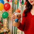 thumbnail image 4 of 2025 Bear Straw Cup Glass,Cute Bear Tumbler for Iced Coffee,Beer,Wine,and Holiday Cocktails,Perfect Christmas Gift for Coffee Lovers and Holiday Gatherings, 4 of 11