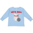 thumbnail image 3 of Inktastic Let's Roll Bowling Boys or Girls Long Sleeve Toddler T-Shirt, 3 of 5