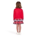 thumbnail image 4 of Princess Toddler Girls Plaid Skort Set, Sizes 12 Months - 5T, 4 of 5