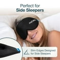 thumbnail image 2 of MyHalos Sleep Mask - 100% Blackout Sleeping Mask for Women, Men and Side Sleepers - Premium Memory Foam, 3D Sleeping Eye Mask for Zero Eye Pressure, Eyelash Friendly, Soft & Breathable Design, 2 of 7