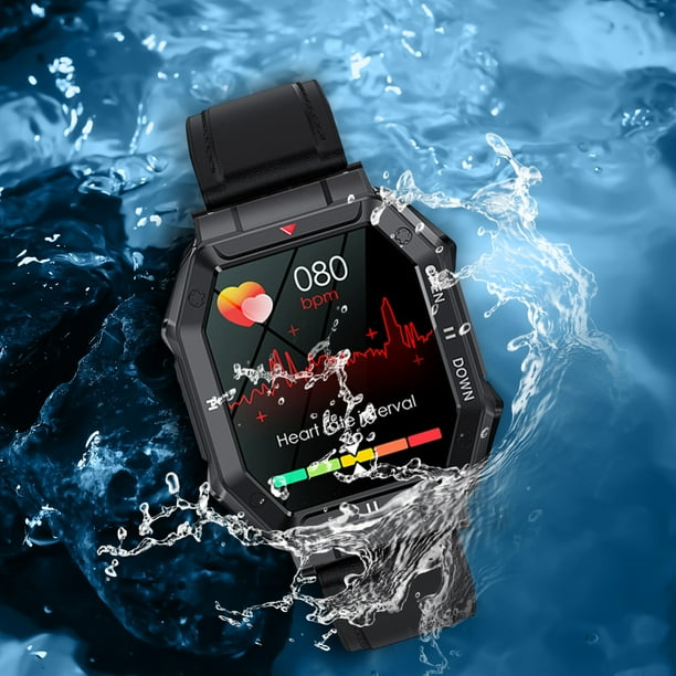 Sport Smartwatch Monitor de presión arterial con frecuencia cardíaca Rastreador de ejercicios para hombres y mujeres Hugtrwg Para estrenar