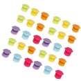 thumbnail image 2 of 30pcs marqueurs de boisson en silicone, forme de langue innovante verre à vin breloques marqueurs étiquette barre accessoire de fête, 2 of 11