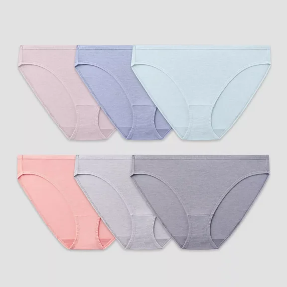 Fruit of the Loom Women's 6pk Comfort Supreme Bikini Underwear - Colors May Vary 9
