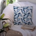 thumbnail image 3 of Carolines Treasures BB7532PW1414 Beach Watercolor Fishes Fabric Decorative Pillow  14Hx14W multicolor, 3 of 4