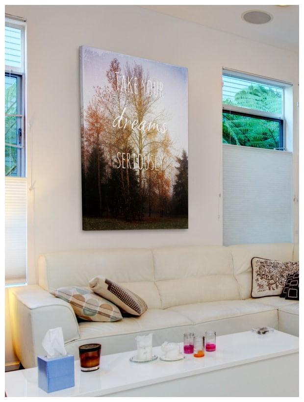 Marmont Hill "Take Your Dreams Seriously" Sylvia Cook Painting Print on Canvas