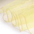 thumbnail image 3 of Lann's Linens Organza Wedding Table Overlay - Tablecloth Topper (72" Square - Yellow), 3 of 3