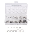 thumbnail image 4 of 120Pcs E Rondelle de Clip Anneau de Retenue Externe en Acier Inoxydable Circlip Assortiment Kit 1.5mm 10mm, 4 of 14