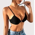 thumbnail image 5 of Timegard Push up Bras for Women Low Cut Front Closure Adjustable Strap Comfortable Daily Bras with Support, 5 of 5