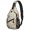 Thanksgiving Cute Turkey Pumpkin Pie Pattern, variant on Thanksgiving Watercolor Leaf Berry Pattern Sling Backpack, Unisex Hiking Chest Pack with Side Mesh Pockets, Breathable Padded Back Gift Ideas for Holiday Birthday Gifts