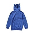 thumbnail image 4 of Grblisyd Girls Hoodies Kids 10-12 Youth Long Sleeve Oversized Hoodie Y2K Tween Tops Cute Graphic Hoodie Drawstring Pullover Sweatshirts Royal Blue 130, 4 of 5