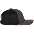 thumbnail image 4 of Outdoor Cap SKRRT-01 Flame Embroidery Mesh Back Cap-Charcoal-Black, 4 of 8