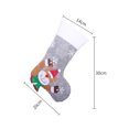 thumbnail image 2 of xiaxaixu Christmas Cartoon Patterns Sock Shaped Gift Bag Ornament with Lamp, 2 of 3