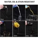 thumbnail image 4 of 26-27 4 Pack Chef Aprons, Black Apron with 2 Pockets, Waterproof Adjustable Apron for Men Women,Professional Cooking Apron for Cooking, Gardening, Res, 4 of 5