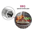 thumbnail image 3 of BBQ Smoker Tube 12" Stainless Steel - Portable Wood Chip Smoker for Grill, Cold & Hot Smoke - 5 Hour Smoke Time - Includes Brush & Hook, 3 of 7