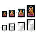 thumbnail image 4 of IBA Indianbeautifulart Lord Gautam Buddha In Meditation Poses Digital Prints Poster With Frame For Living Room Home Decor Religious Frame Wooden Frame For Wall Decor, 4 of 7